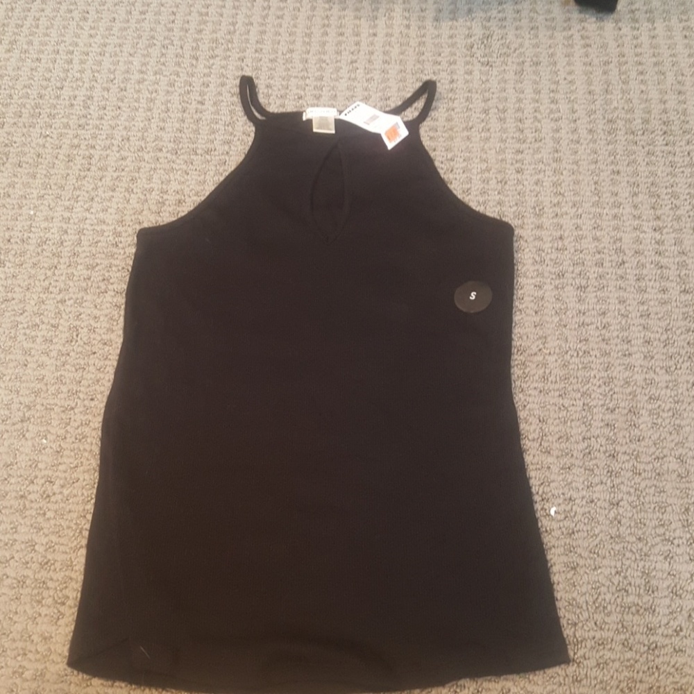 Black tank top